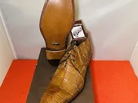 Echte krokodillen leren schoenen van italiaans kultmerk calzoleria - afbeelding 8 van  8