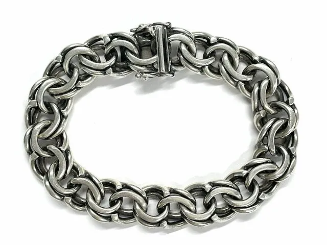 Echte zilveren armband - afbeelding 1 van  3