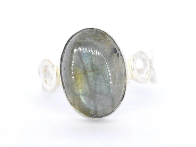 Echte zilveren ring met edelsteen - afbeelding 1 van  5