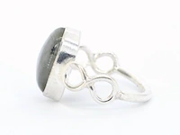 Echte zilveren ring met edelsteen - afbeelding 2 van  5