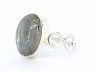 Echte zilveren ring met edelsteen - afbeelding 3 van  5