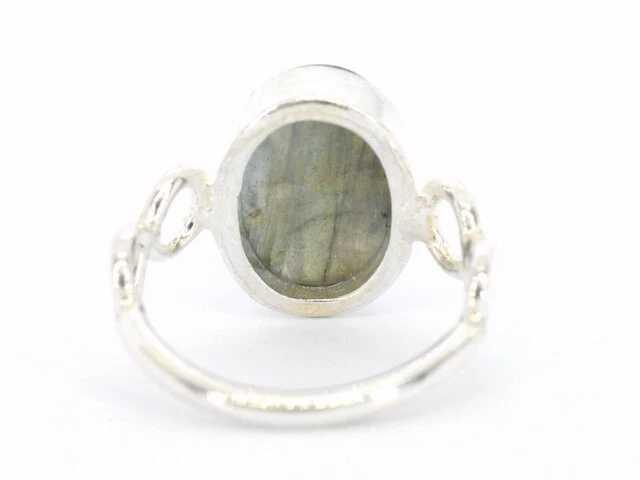 Echte zilveren ring met edelsteen - afbeelding 4 van  5