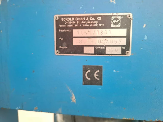 Eckhold - 2002 - ha 510-ds - felsmachine - afbeelding 10 van  13