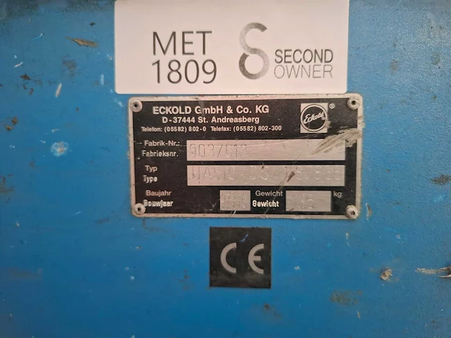 Eckold - 2010 - ha 510-ds - felsmachine - afbeelding 2 van  13