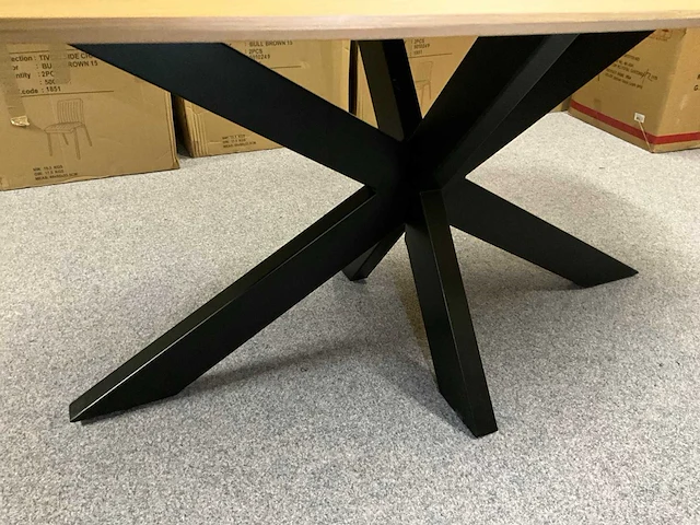 Eco eiken eetkamertafel - afbeelding 5 van  5
