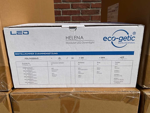 Eco-getic - helena led downlight ø172 mm - 10w / 16w (349x) - afbeelding 4 van  8