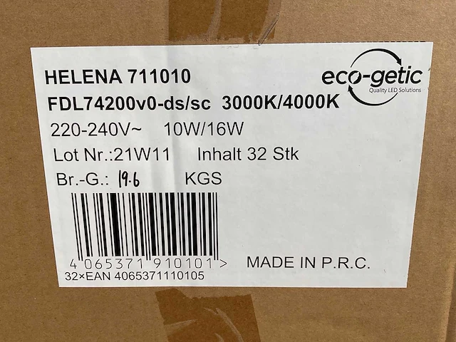 Eco-getic - helena led downlight ø172 mm - 10w / 16w (349x) - afbeelding 7 van  8