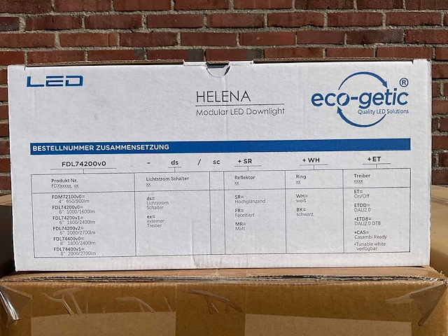 Eco-getic - helena led downlight ø172 mm - 10w / 16w (384x) - afbeelding 4 van  7