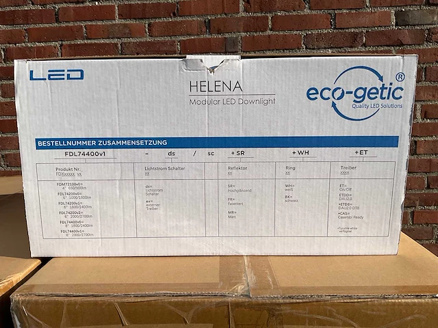 Eco-getic - helena led downlight ø225 mm - 19,5w / 25w (152x) - afbeelding 4 van  8