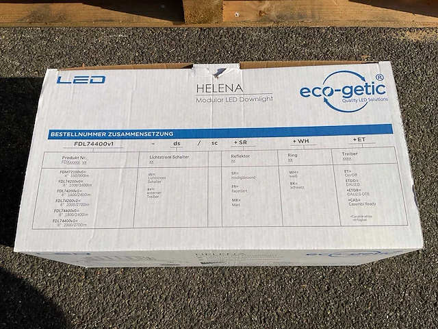 Eco-getic - helena led downlight ø225 mm - 19,5w / 25w (192x) - afbeelding 4 van  7