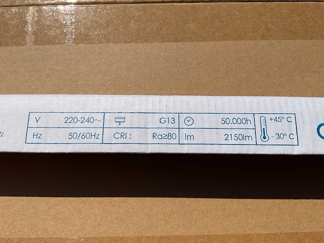 Eco-getic - led tube t8 1212 mm - 16w 3000k (400x) - afbeelding 7 van  9