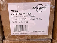 Eco-getic - led tube t8 1212 mm - 16w 3000k (400x) - afbeelding 9 van  9