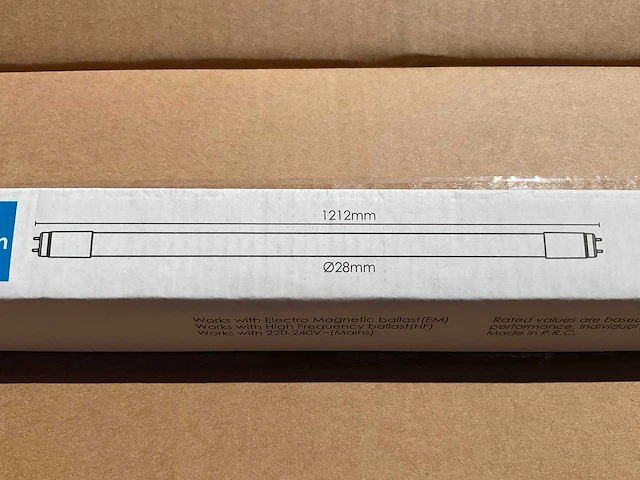 Eco-getic - led tube t8 1212 mm - 16w 4000k (400x) - afbeelding 1 van  9