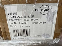 Eco-getic - led tube t8 1212 mm - 16w 6500k (400x) - afbeelding 9 van  9