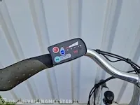 Ecocity e-bike/ elektrische fiets cross, zilver-blauw - afbeelding 6 van  9