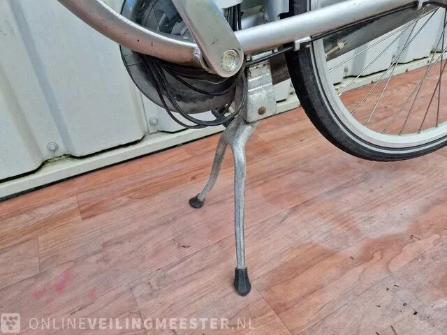 Ecocity e-bike/ elektrische fiets cross, zilver-blauw - afbeelding 9 van  9