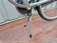 Ecocity e-bike/ elektrische fiets cross, zilver-blauw - afbeelding 9 van  9