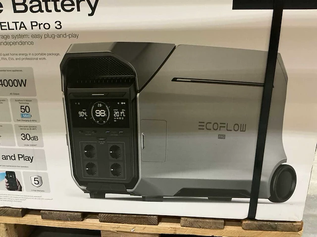 Ecoflow delta pro3 8000w home battery - afbeelding 2 van  3