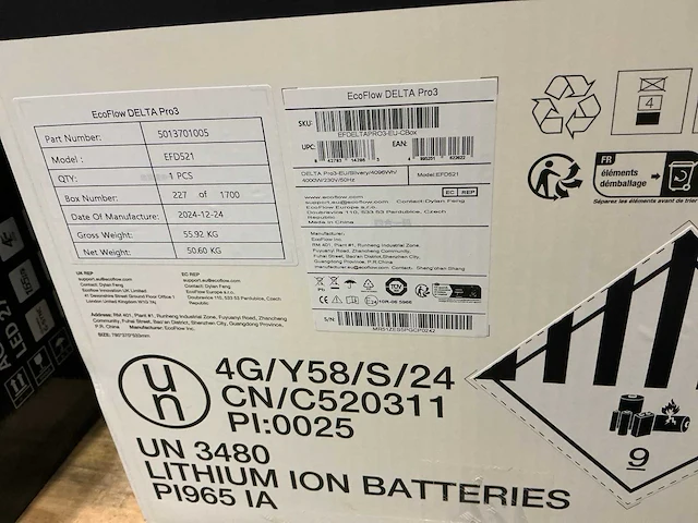 Ecoflow delta pro3 8000w home battery - afbeelding 3 van  3