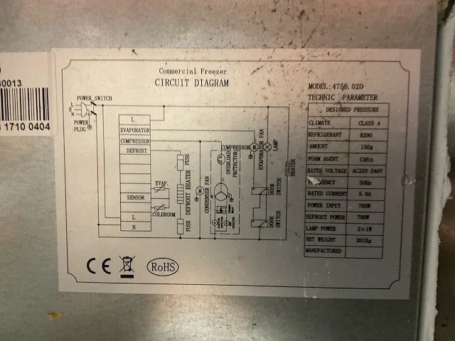 Ecofrost 4750.020 2-deurs vrieskast - afbeelding 5 van  5