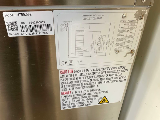 Ecofrost 4750.062 saladiere 3 deurs 7x1/3 gn pan - met gn inzet - afbeelding 12 van  12