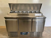 Ecofrost 4750.062 saladiere 3 deurs 7x1/3 gn pan - met gn inzet - afbeelding 1 van  12