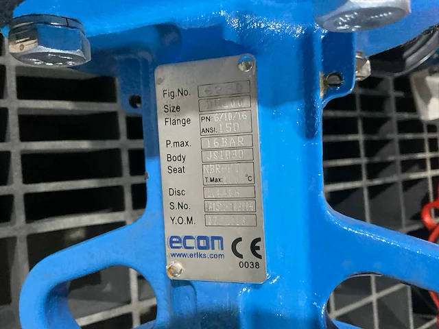 Econ cf8m vlinderklep - afbeelding 3 van  5