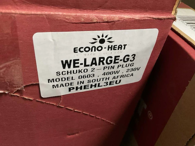 Econo-heat 0603 wandverwarming (5x) - afbeelding 2 van  3