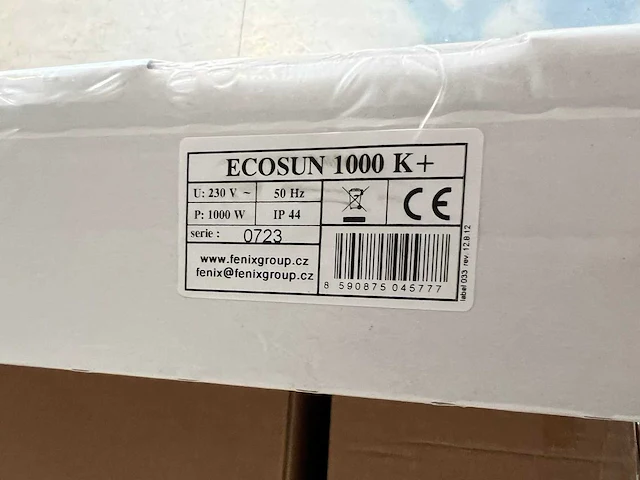 Ecosun - 1000 k+ - infraroodpaneel - afbeelding 2 van  2