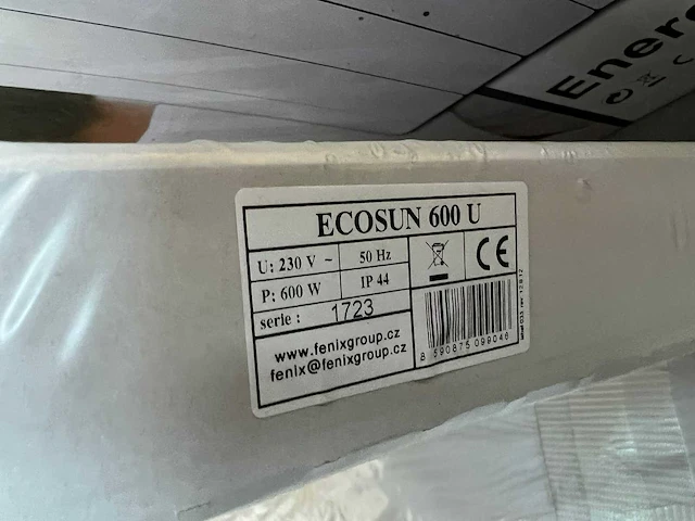 Ecosun - 600 u - infraroodpaneel - afbeelding 2 van  2