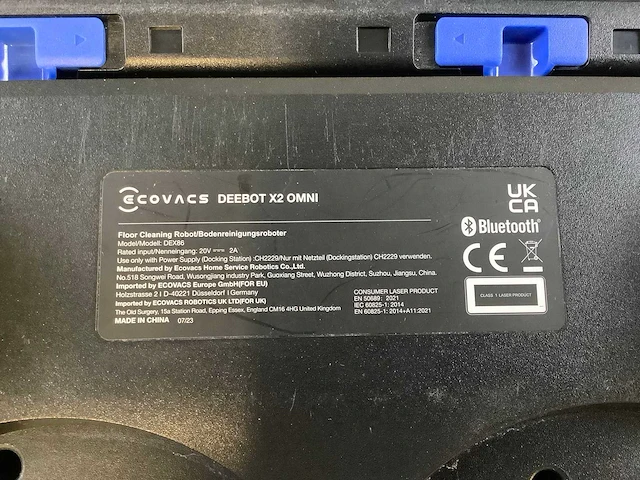 Ecovacs - deebot x2 omni - robotstofzuiger - afbeelding 2 van  8