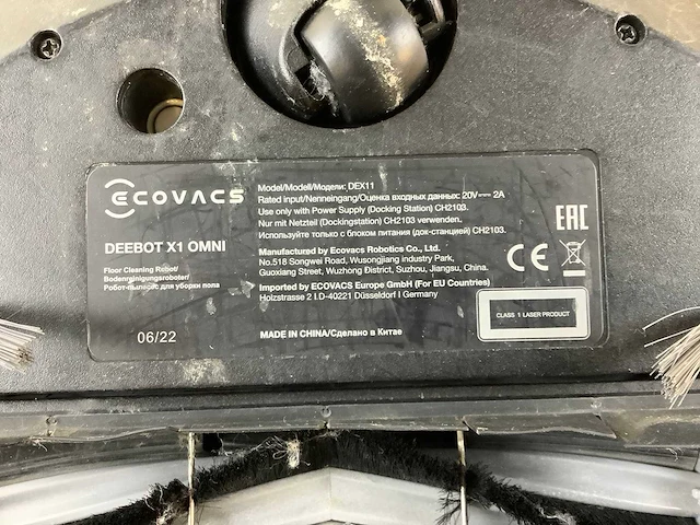 Ecovacs - x1 omni - robotstofzuiger - afbeelding 9 van  9