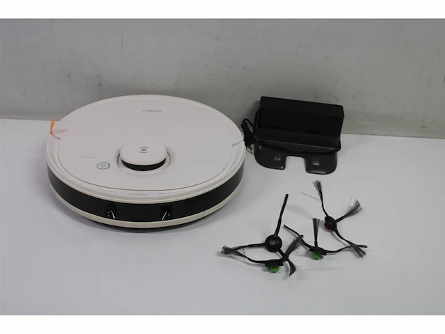 Ecovacs deebot n8 pro care robotstofzuiger + accessoireset & 3 extra doeken 3d obstakeldetectie laserfunctie 2600pa zuigkracht alexa wit - afbeelding 4 van  4