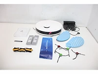 Ecovacs deebot n8 pro care robotstofzuiger + accessoireset & 3 extra doeken 3d obstakeldetectie laserfunctie 2600pa zuigkracht alexa wit - afbeelding 3 van  4