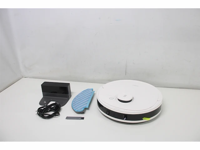 Ecovacs deebot n8 pro care robotstofzuiger + accessoireset & 3 extra doeken 3d obstakeldetectie laserfunctie 2600pa zuigkracht alexa wit - afbeelding 2 van  3