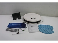 Ecovacs deebot n8 pro care robotstofzuiger + accessoireset & 3 extra doeken 3d obstakeldetectie laserfunctie 2600pa zuigkracht alexa wit - afbeelding 3 van  4
