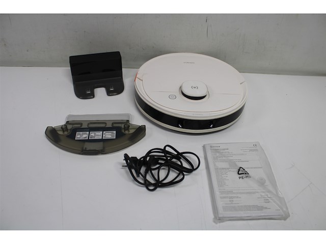 Ecovacs deebot n8 pro care robotstofzuiger + accessoireset & 3 extra doeken 3d obstakeldetectie laserfunctie 2600pa zuigkracht alexa wit - afbeelding 4 van  4