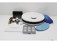 Ecovacs deebot n8 pro care robotstofzuiger + accessoireset & 3 extra doeken 3d obstakeldetectie laserfunctie 2600pa zuigkracht alexa wit - afbeelding 4 van  5