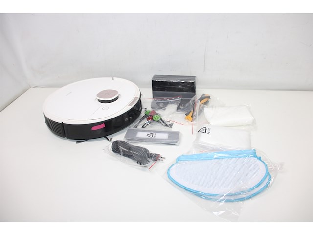 Ecovacs deebot n8 pro care robotstofzuiger + accessoireset & 3 extra doeken 3d obstakeldetectie laserfunctie 2600pa zuigkracht alexa wit - afbeelding 3 van  4