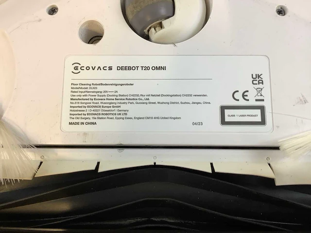 Ecovacs deebot t20 omni robotstofzuiger - afbeelding 9 van  9