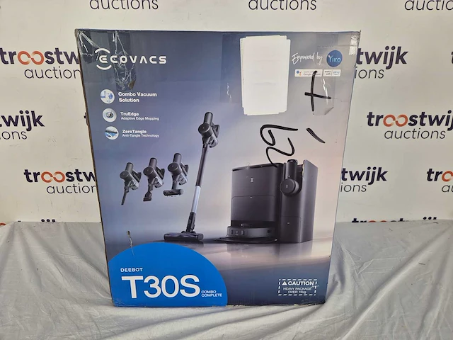 Ecovacs deebot t30s combo compleet - robotstofzuiger met dweilfunctie - afbeelding 2 van  2