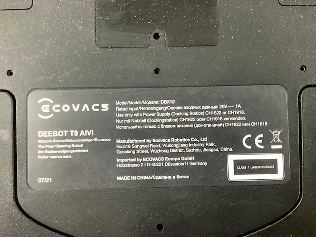 Ecovacs deebot t9 aivi robotstofzuiger - afbeelding 9 van  9