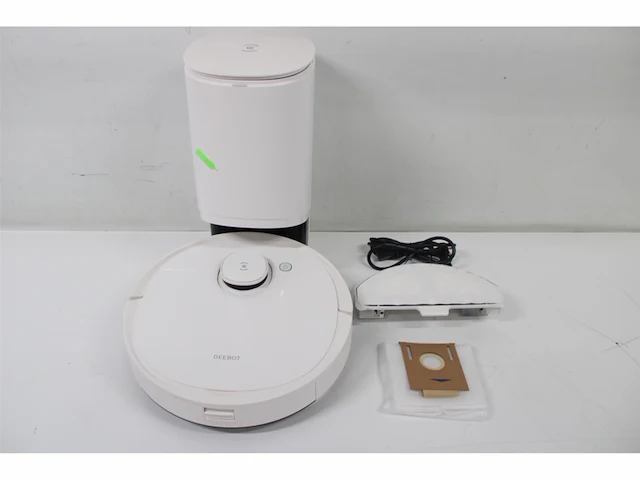 Ecovacs deebot t9 robotstofzuiger met dweilfunctie, 3000 pa, 3d obstakeldetectie wit - afbeelding 5 van  6