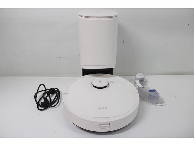 Ecovacs deebot t9+ robotstofzuiger met zuigstation 3000 pa, 3d obstakeldetectie alexa wit - afbeelding 5 van  5