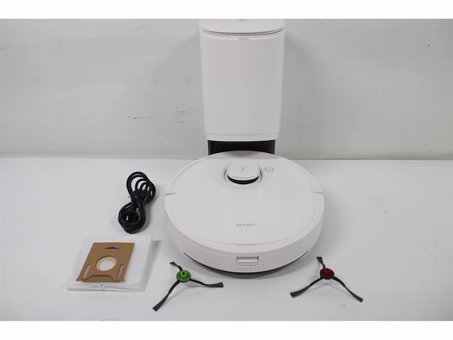 Ecovacs deebot t9+ robotstofzuiger met zuigstation 3000 pa 3d obstakeldetectie alexa wit - afbeelding 5 van  5