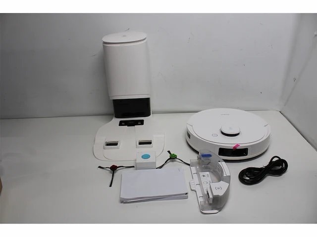 Ecovacs deebot t9+ robotstofzuiger met zuigstation 3000 pa 3d obstakeldetectie alexa wit - afbeelding 5 van  6