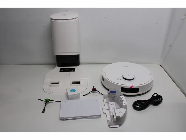 Ecovacs deebot t9+ robotstofzuiger met zuigstation 3000 pa 3d obstakeldetectie alexa wit - afbeelding 5 van  6