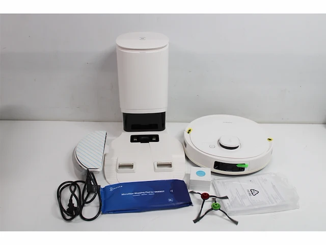 Ecovacs deebot t9+ robotstofzuiger met zuigstation 3000 pa 3d obstakeldetectie alexa wit - afbeelding 5 van  6