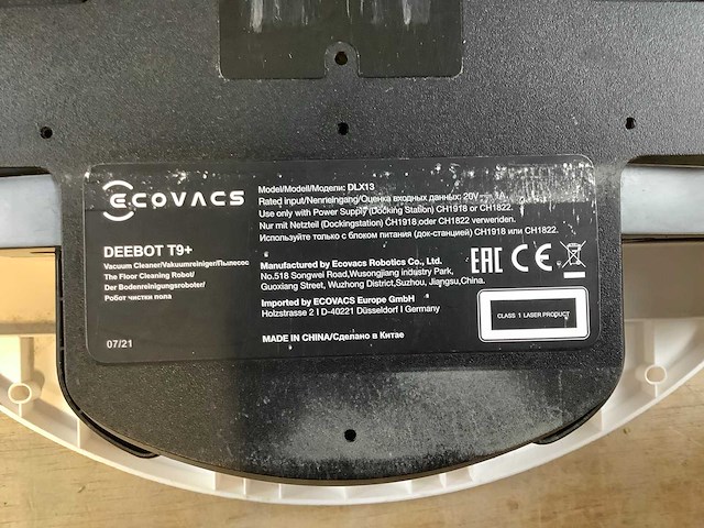 Ecovacs deebot t9+ robotstofzuiger - afbeelding 9 van  9