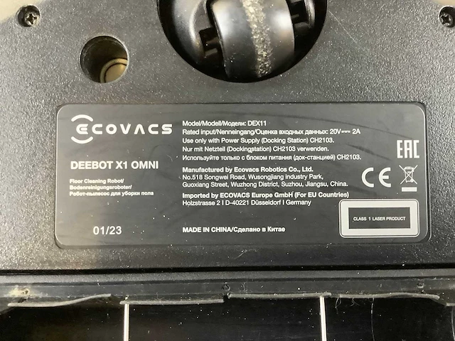 Ecovacs deebot x1 omni robotstofzuiger - afbeelding 8 van  10